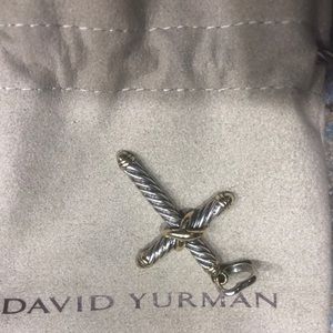 Authentic Beautiful David Yurman Cross Pendant